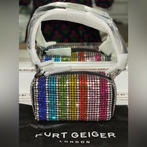 KURT GEIGER LONDON Crystal Rainbow Skies Shoulder Bag